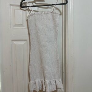 Love Tree White Smocked Top